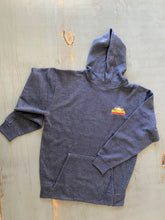 Load image into Gallery viewer, Premium Quilted Hooded Pullover Beach Sweater - Heather Navy