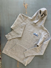 Load image into Gallery viewer, Premium Quilted Hooded Pullover Beach Sweater - Heather Grey
