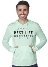 Load image into Gallery viewer, Best Life Outfitter Corporate Hooded Solar Shirt
