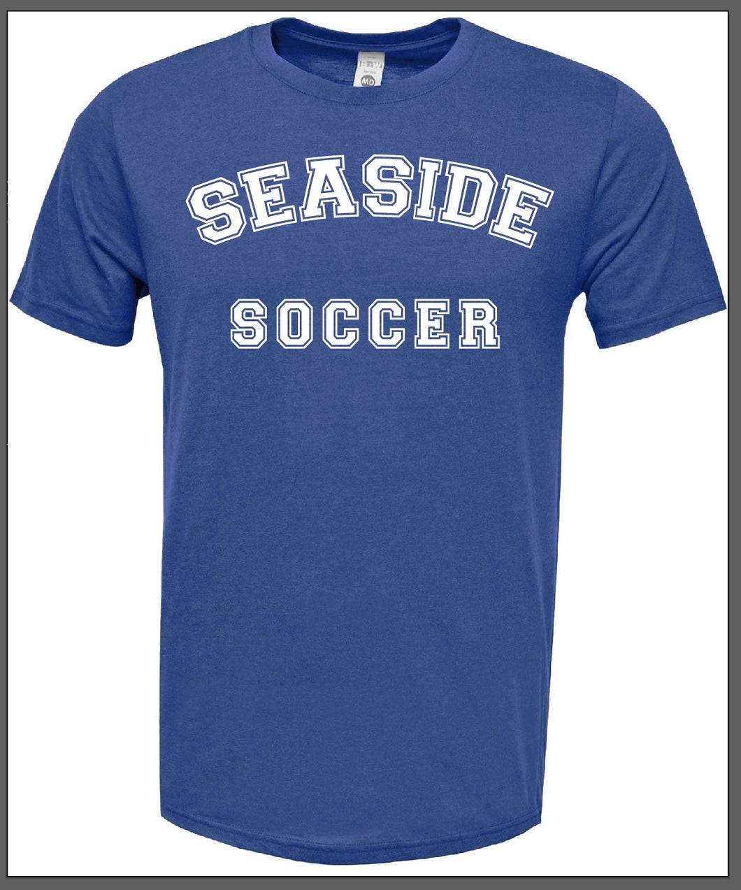 Seaside Soccer Athletic Tee - Royal Blue