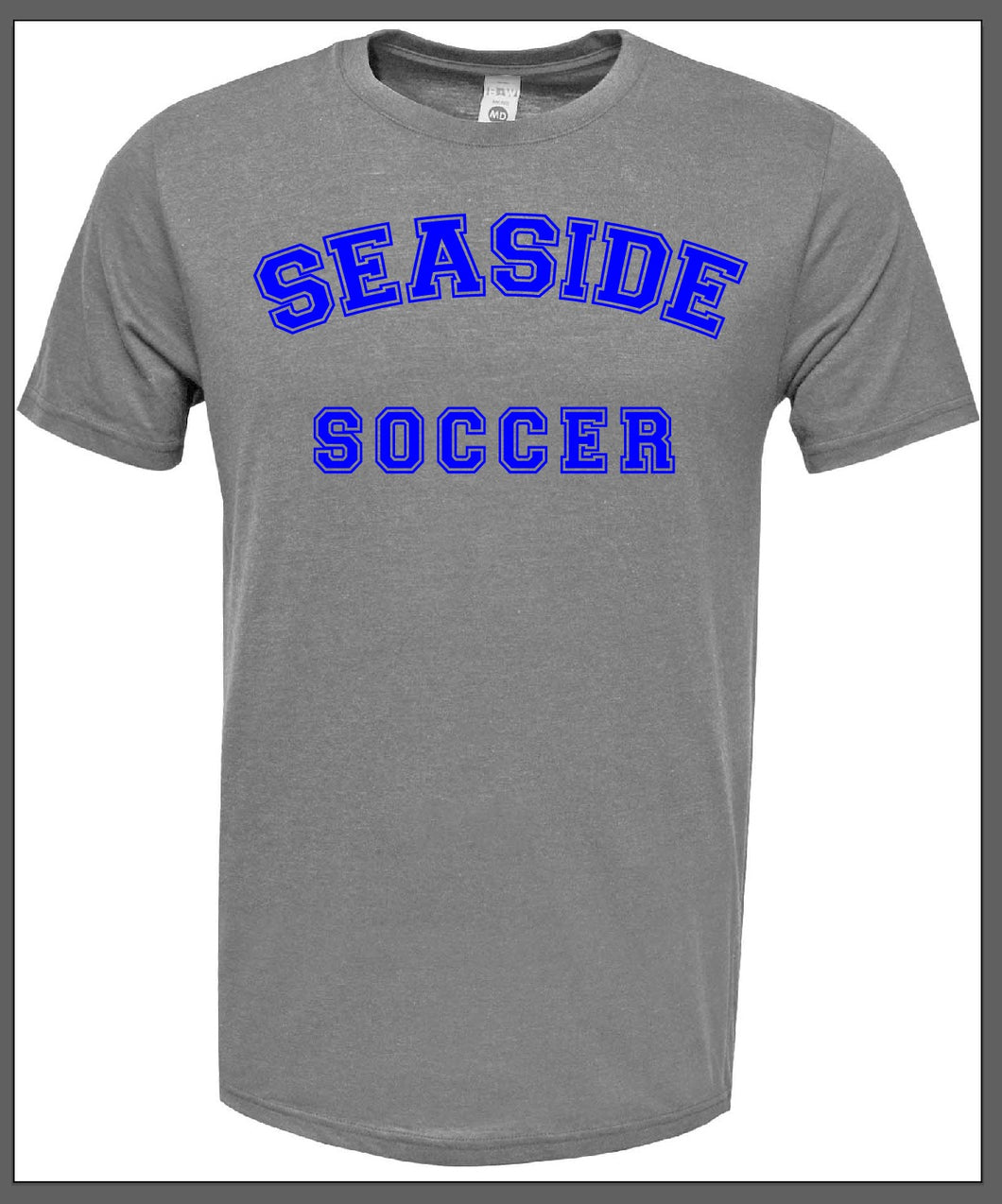 Seaside Soccer Athletic Tee - Athletic Grey